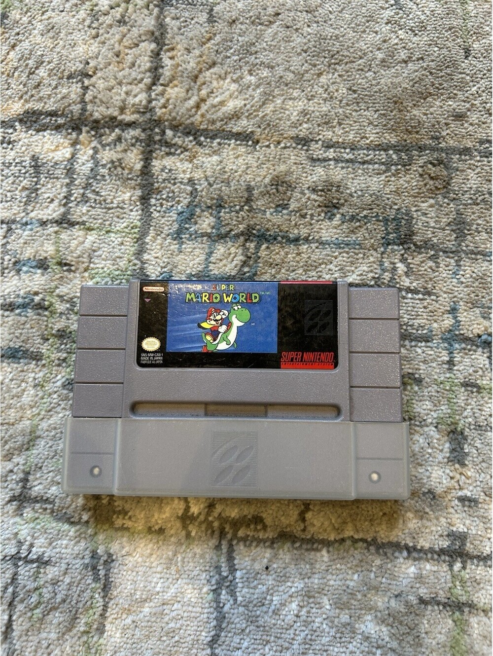 Super Mario World SNES (Super Nintendo 1991) Authentic Tested Working
